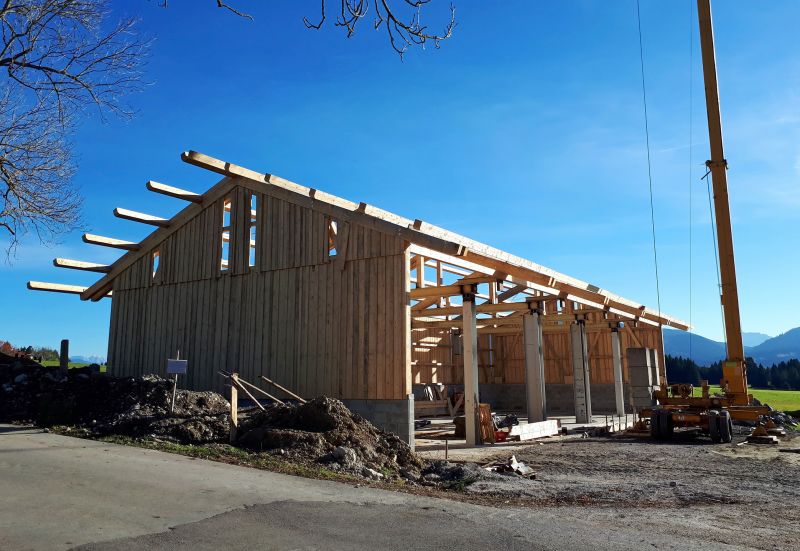 Barn Footing Construction