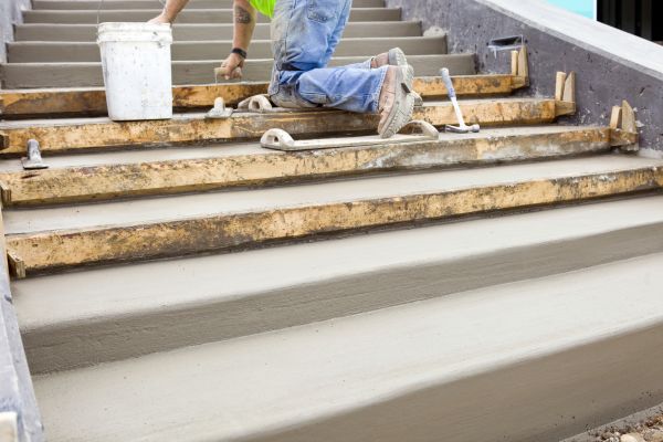 Concrete Steps Pouring in El Dorado Hills
