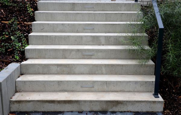Poured Step Installation in El Dorado Hills