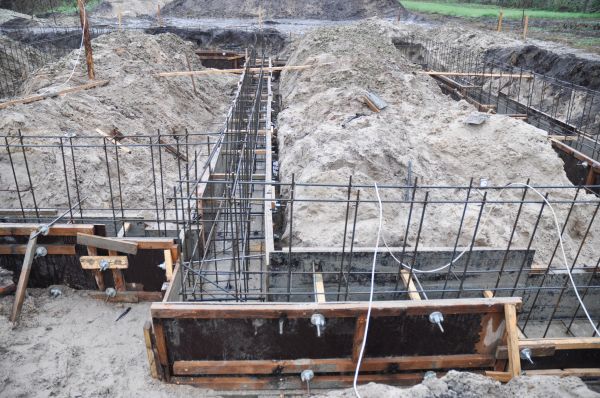 House Footing Construction in El Dorado Hills