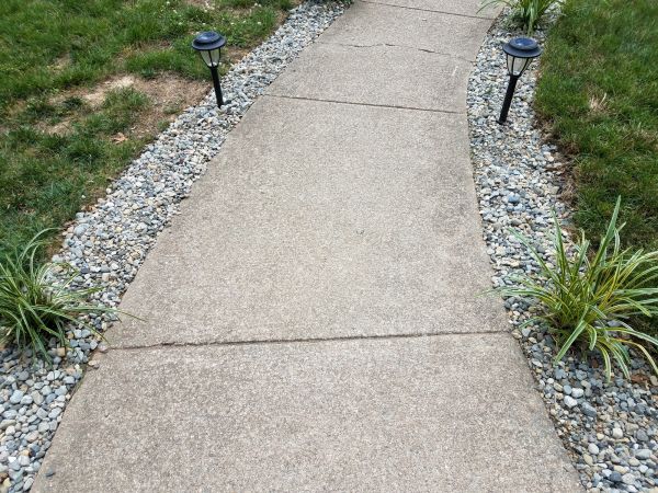 Cement Path Construction in El Dorado Hills