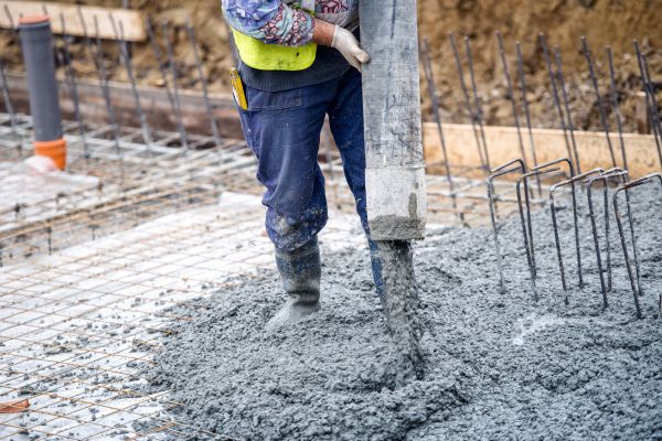 Cabin Foundation Pouring in El Dorado Hills