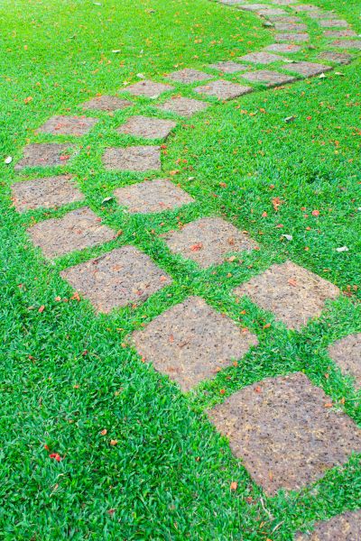 Backyard Pathway Construction in El Dorado Hills